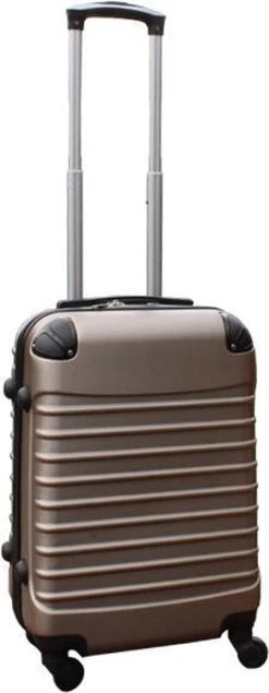 Travelerz Handbagage Koffer Met Wielen 39 Liter - Lichtgewicht - Cijferslot - Goud