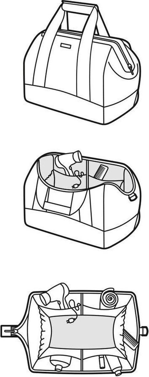 Reisenthel Allrounder M Reistas Sporttas - Maat M - 18L - Dots Zwart 10 Reisenthel Allrounder M Reistas Sporttas - Maat M - 18L - Dots Zwart - Afbeelding 10