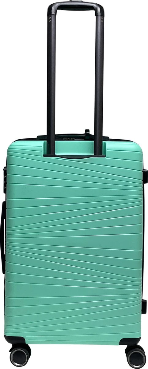 Benzi Barco Middelgrote Koffer - 65 Cm - 65 Liter - Mintgroen 3 Benzi Barco Middelgrote Koffer - 65 Cm - 65 Liter - Mintgroen - Afbeelding 3