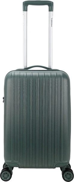Decent Handbagage Koffer / Trolley / Reiskoffer - 55 Cm - 38 Liter - ABS - Tranporto - Groen -Bagage En Reistassen 486x1200