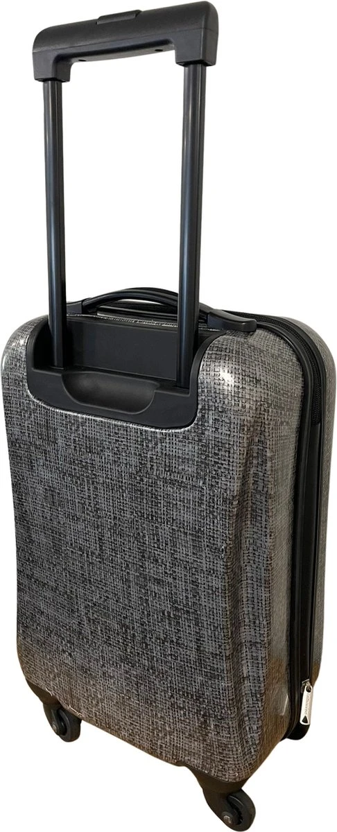 Leonardo Handbagage Koffer 51x31x20 - Hardcase - Cijferslot - Reiskoffer - Lichtgewicht Koffer - Grey 3 Leonardo Handbagage Koffer 51x31x20 - Hardcase - Cijferslot - Reiskoffer - Lichtgewicht Koffer - Grey - Afbeelding 3