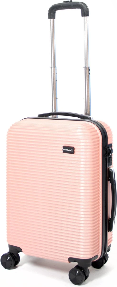 AttitudeZ Air-Z Handbagage Koffer Roze 55cm - TSA-slot 1 AttitudeZ Air-Z Handbagage Koffer Roze 55cm - TSA-slot
