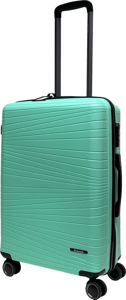 Benzi Barco Middelgrote Koffer - 65 Cm - 65 Liter - Mintgroen 1 Benzi Barco Middelgrote Koffer - 65 Cm - 65 Liter - Mintgroen