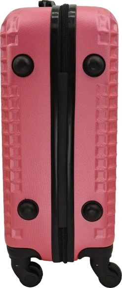 SB Travelbags Handbagage Koffer 55cm 4 Wielen Trolley - Roze -Bagage En Reistassen 508x1200 2