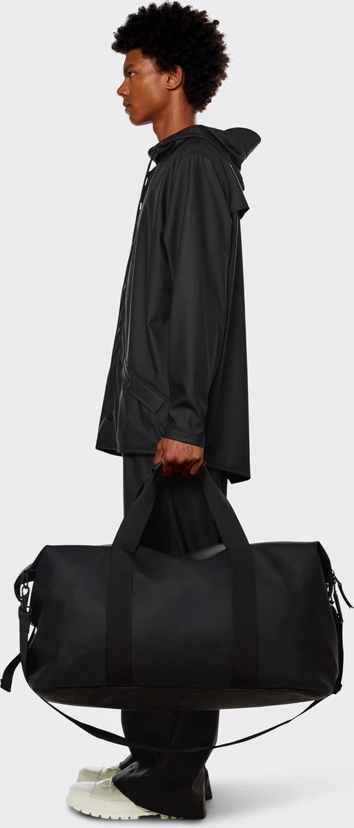 Rains Weekendtas Large 47 Liter - Zwart 2 Rains Weekendtas Large 47 Liter - Zwart - Afbeelding 2