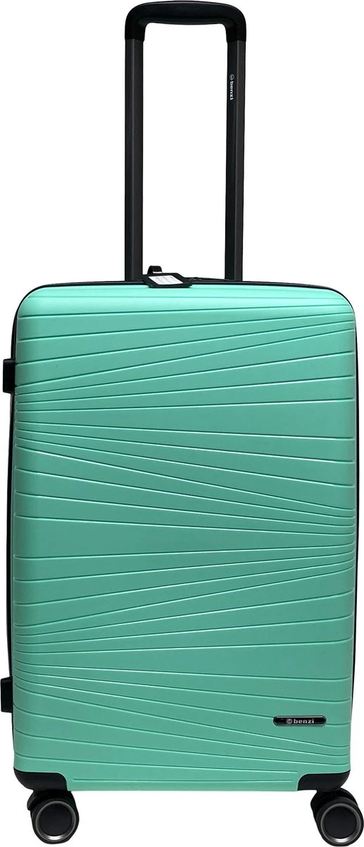 Benzi Barco Middelgrote Koffer - 65 Cm - 65 Liter - Mintgroen 4 Benzi Barco Middelgrote Koffer - 65 Cm - 65 Liter - Mintgroen - Afbeelding 4