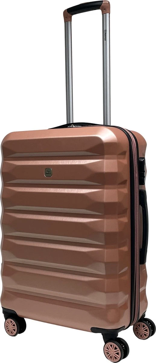 Benzi Xisto Middelgrote Koffer - 65 Cm -75 Liter - Expandable - Roze 1 Benzi Xisto Middelgrote Koffer - 65 Cm -75 Liter - Expandable - Roze