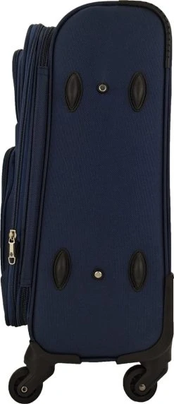 SB Travelbags Bagage Stoffen Koffer 75cm 4 Wielen Trolley - Blauw -Bagage En Reistassen 518x1200 5