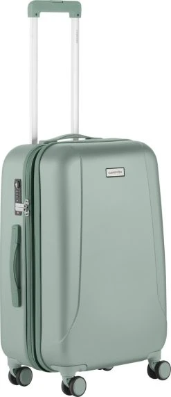 CarryOn Skyhopper Reiskoffer - 68.5cm TSA Trolley Met Expander En OKOBAN - Olijf