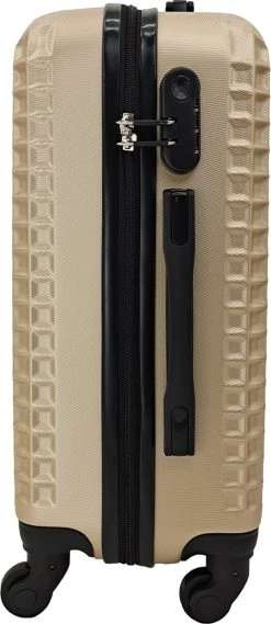 SB Travelbags Handbagage Koffer 51cm 4 Wielen Trolley - Champagne -Bagage En Reistassen 521x1200 1