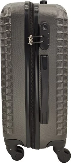 SB Travelbags Handbagage Koffer 55cm 4 Wielen Trolley - Donker Grijs -Bagage En Reistassen 525x1200 2