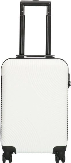 Enrico Benetti Louisville 39040 Handbagage Koffer Hardcase ABS - Wit