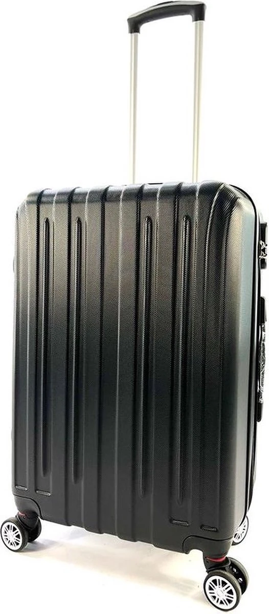 AATravel XL Reiskoffer - Trolley ABS - Met Dubbele Wielen - 76 Cm - 110 Liter - Zwart 1 AATravel XL Reiskoffer - Trolley ABS - Met Dubbele Wielen - 76 Cm - 110 Liter - Zwart