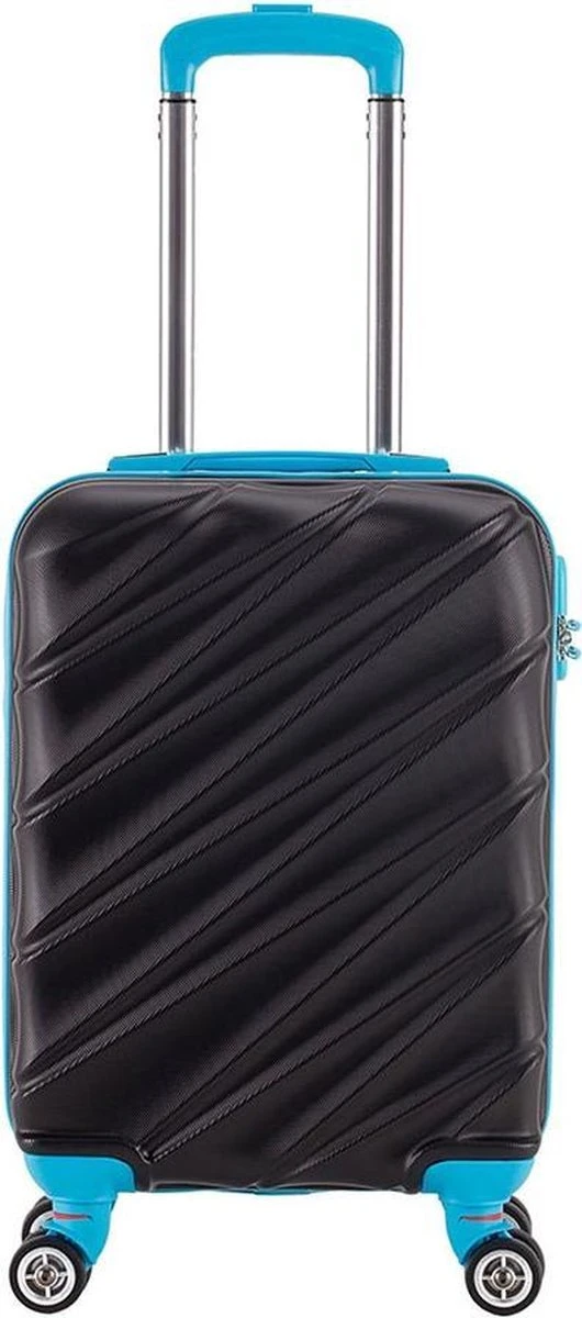 Decent Lumi Fix Handbagage Koffer - 55 Cm - Black/Blue 1 Decent Lumi Fix Handbagage Koffer - 55 Cm - Black/Blue