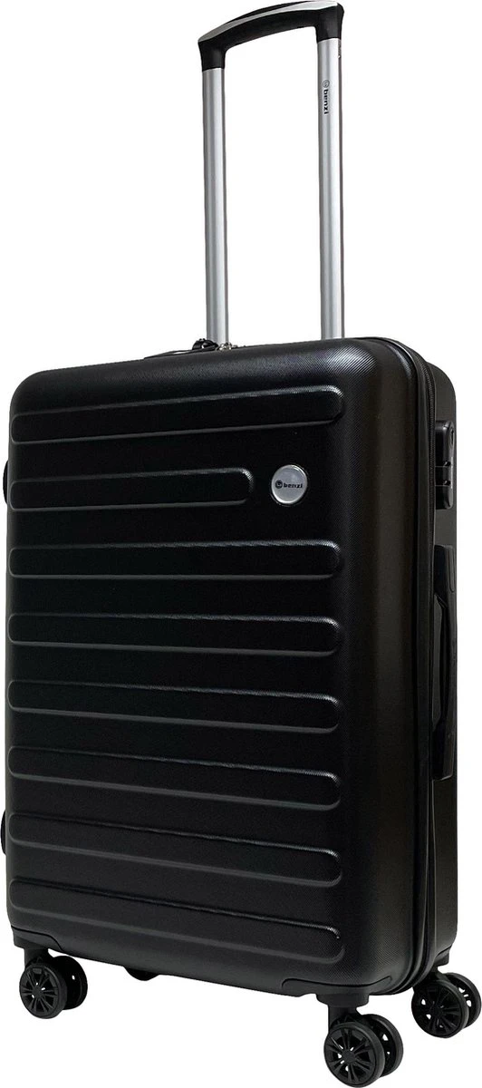 Benzi Valencia Middelgrote Koffer 67 Cm - 60 Liter Black 2 Benzi Valencia Middelgrote Koffer 67 Cm - 60 Liter Black - Afbeelding 2