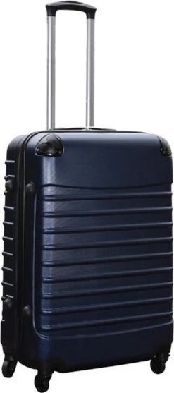 Travelerz Reiskoffer Met Wielen 69 Liter - Lichtgewicht - Cijferslot - Donker Blauw