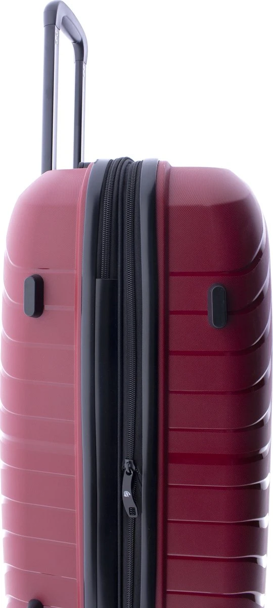 Gladiator Kick-Off Middelgrote Koffer Expandable - 67 Cm - 72/90 Liter - Eco Friendly Recyclebaar PP - Rood 11 Gladiator Kick-Off Middelgrote Koffer Expandable - 67 Cm - 72/90 Liter - Eco Friendly Recyclebaar PP - Rood - Afbeelding 11