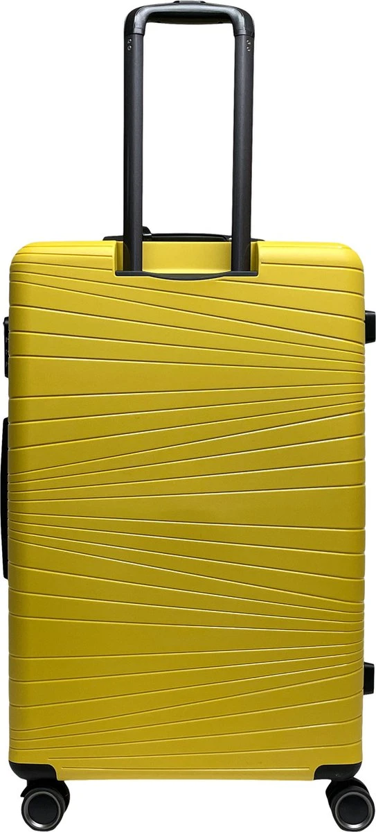 Benzi Barco Grote Koffer - 75 Cm - 95 Liter - Geel 3 Benzi Barco Grote Koffer - 75 Cm - 95 Liter - Geel - Afbeelding 3