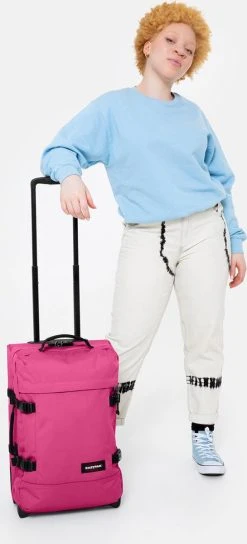 Eastpak TRANVERZ S Reiskoffer, Handbagage (51 X 32.5 X 23 Cm) - Pink Escape -Bagage En Reistassen 545x1200