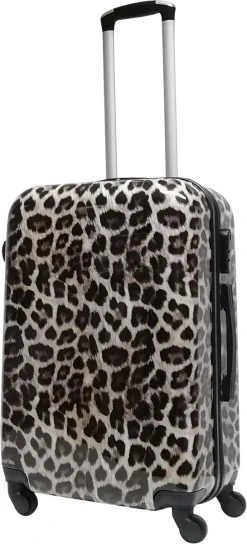 Castillo Leopard III Medium Koffer - 65 Cm - Leopard