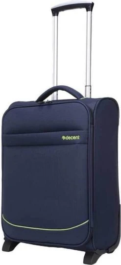 Decent Handbagage Koffer / Trolley / Reiskoffer - 50 Cm - 35 Liter - Polyester - Super-Light - Blauw -Bagage En Reistassen 548x1200 2