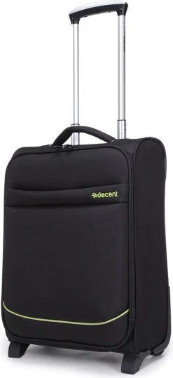 Decent Handbagage Koffer / Trolley / Reiskoffer - 50 Cm - 35 Liter - Polyester - Super-Light - Zwart -Bagage En Reistassen 550x1200 1