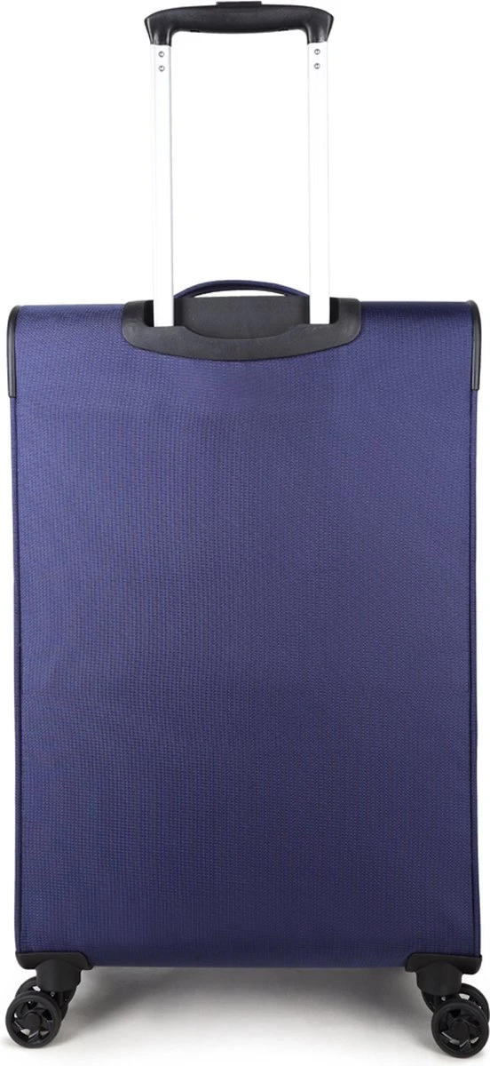 Decent D-Upright Medium Koffer - 66 Cm Expandable - TSA Slot - Donkerblauw 3 Decent D-Upright Medium Koffer - 66 Cm Expandable - TSA Slot - Donkerblauw - Afbeelding 3
