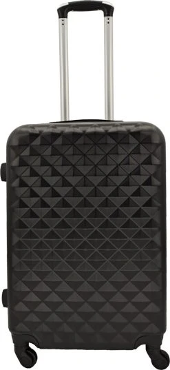 SB Travelbags 'Expandable' Bagage Koffer 65cm- Zwart