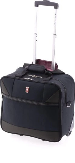 Gladiator Metro Handbagage Laptop Trolley - 14 Inch - Zwart