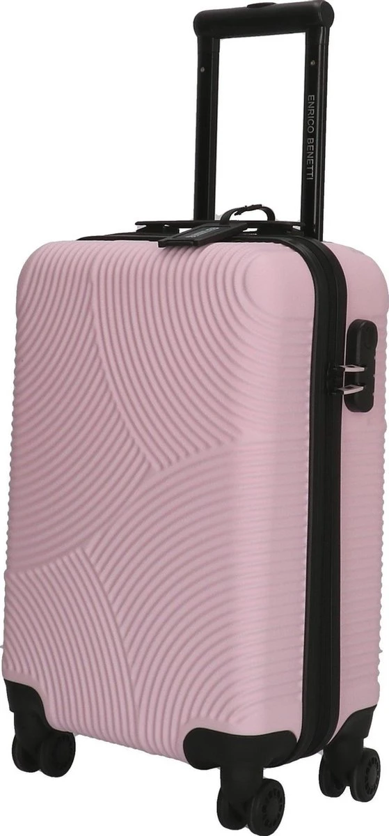 Enrico Benetti Louisville 39040 Handbagage Koffer Hardcase ABS - Roze 2 Enrico Benetti Louisville 39040 Handbagage Koffer Hardcase ABS - Roze - Afbeelding 2