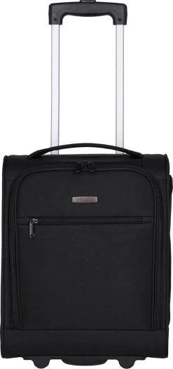 Travelite Handbagage Zachte Koffer / Trolley / Reiskoffer - Cabin - 43 Cm - Zwart
