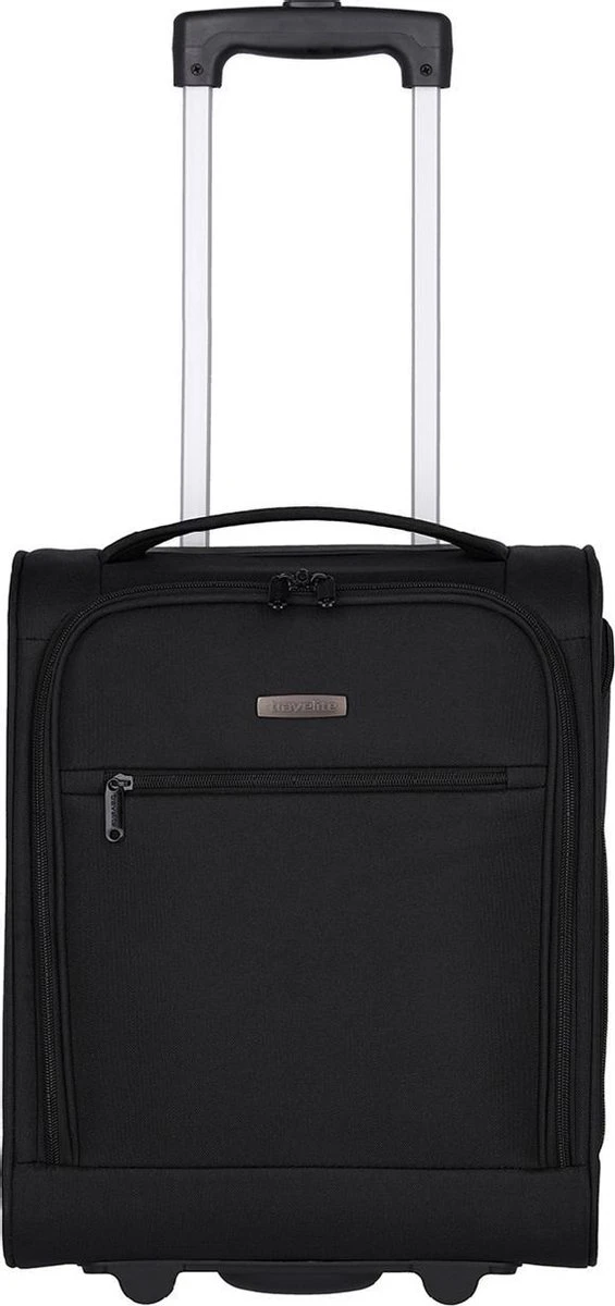 Travelite Handbagage Zachte Koffer / Trolley / Reiskoffer - Cabin - 43 Cm - Zwart 1 Travelite Handbagage Zachte Koffer / Trolley / Reiskoffer - Cabin - 43 Cm - Zwart