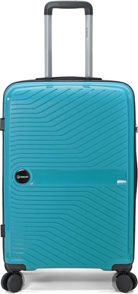 Benzi Ovar Middelgrote Koffer - 65 Cm - 65 Liter - Petrolblauw 1 Benzi Ovar Middelgrote Koffer - 65 Cm - 65 Liter - Petrolblauw