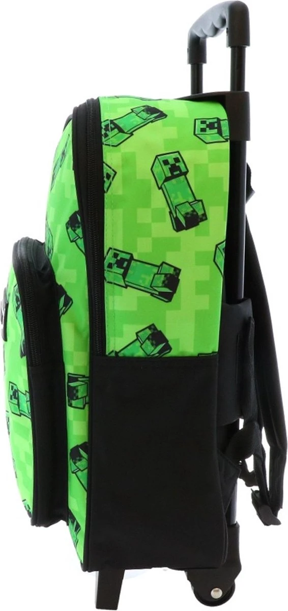 Minecraft Jongens Trolley 29x15x38 Groen 5 Minecraft Jongens Trolley 29x15x38 Groen - Afbeelding 5
