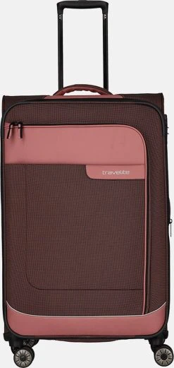 Travelite Zachte Koffer / Trolley / Reiskoffer - Viia - 77 Cm (XL) - Roze -Bagage En Reistassen 569x1200 3
