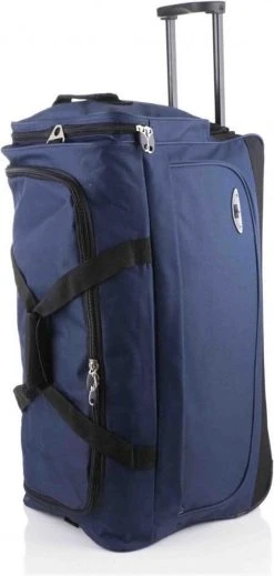 Enrico Benetti Orlando 35303 M Reistas / Sporttas Met Wielen / Wieltas 68 Liter - Navy Blauw