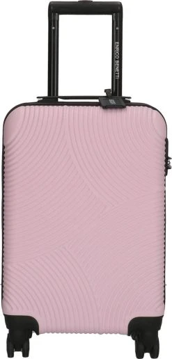 Enrico Benetti Louisville 39040 Handbagage Koffer Hardcase ABS - Roze