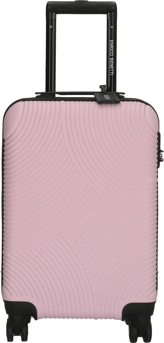Enrico Benetti Louisville 39040 Handbagage Koffer Hardcase ABS - Roze 1 Enrico Benetti Louisville 39040 Handbagage Koffer Hardcase ABS - Roze