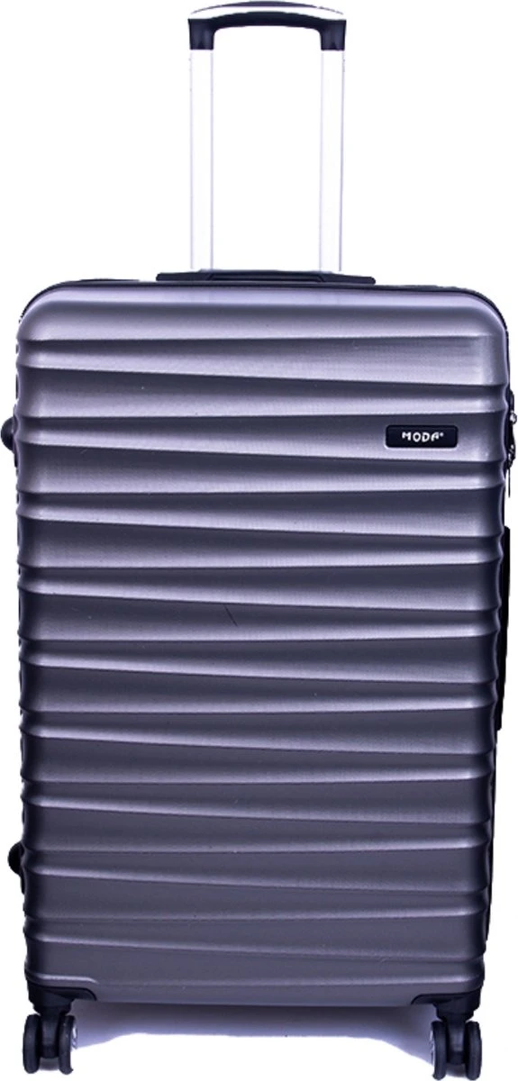 Tobeyz - Koffer - Donkergrijze Handbagage - Groot - Verrijdbaar Op 4 Wielen - Stevig ABS - Lichtgewicht, Trolley 2 Tobeyz - Koffer - Donkergrijze Handbagage - Groot - Verrijdbaar Op 4 Wielen - Stevig ABS - Lichtgewicht, Trolley - Afbeelding 2