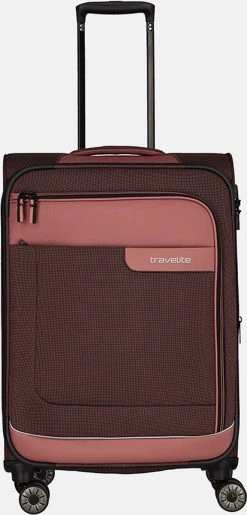 Travelite Zachte Koffer / Trolley / Reiskoffer - Viia - 67 Cm (medium) - Roze -Bagage En Reistassen 575x1200 6
