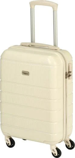 Princess Traveller Florence - Handbagagekoffer Met Strap - Crème - S - 55cm -Bagage En Reistassen 576x1200 1