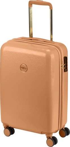 Princess Traveller Harlem - Handbaggage Koffer - Recycled PET - Camel - S (55cm) -Bagage En Reistassen 576x1200