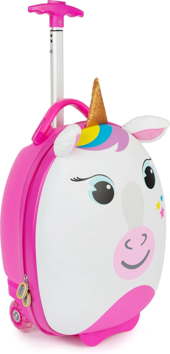 Boppi - Kindertrolley - Eenhoorn - Handbagage - Lichtgewicht - Duurzaam - 17L 1 Boppi - Kindertrolley - Eenhoorn - Handbagage - Lichtgewicht - Duurzaam - 17L