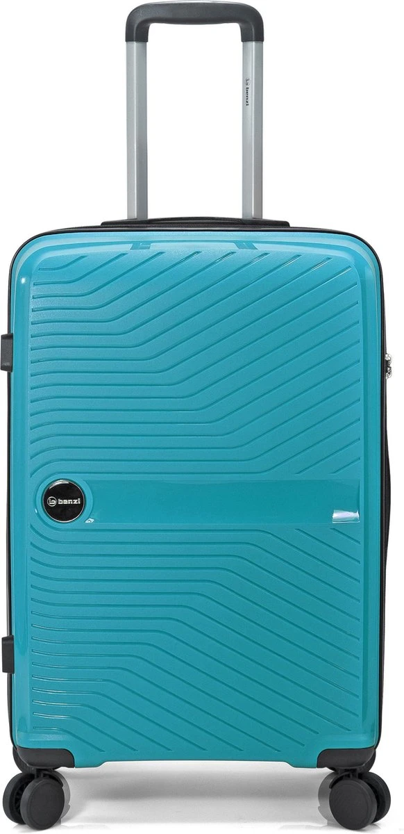 Benzi Ovar Grote Koffer - 75 Cm - 95 Liter - Petrolblauw 1 Benzi Ovar Grote Koffer - 75 Cm - 95 Liter - Petrolblauw