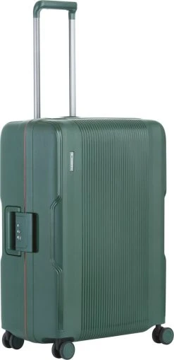 CarryOn Protector Luxe Reiskoffer - Trolley 66cm Met TSA-klikslot En OKOBAN - Ultrasterk - Groen
