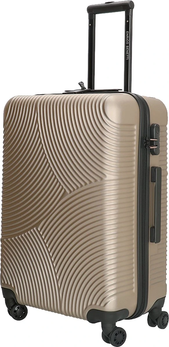 Enrico Benetti Harde Koffer LouisvilleHoogte 65 Cm - Champagne 3 Enrico Benetti Harde Koffer LouisvilleHoogte 65 Cm - Champagne - Afbeelding 3