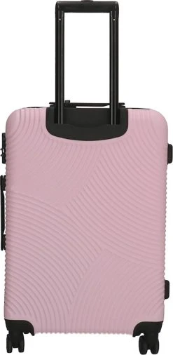 Enrico Benetti Koffer / Trolley / Reiskoffer - 65 X 41 X 25 Cm - 68 Liter - ABS - Maat M - Louisville - Roze -Bagage En Reistassen 586x1200 12