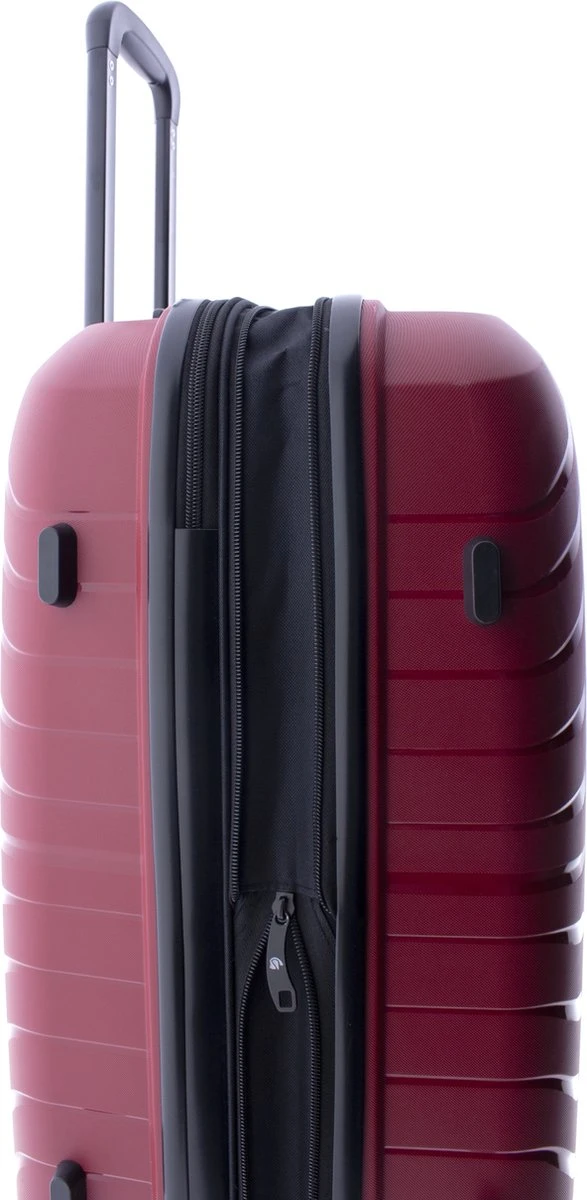 Gladiator Kick-Off Middelgrote Koffer Expandable - 67 Cm - 72/90 Liter - Eco Friendly Recyclebaar PP - Rood 13 Gladiator Kick-Off Middelgrote Koffer Expandable - 67 Cm - 72/90 Liter - Eco Friendly Recyclebaar PP - Rood - Afbeelding 13