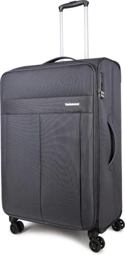 Decent D-Upright Large Koffer - 76 Cm Expandable - TSA Slot - Grijs -Bagage En Reistassen 588x1200 6