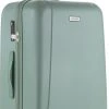 CarryOn Skyhopper Reiskoffer - 78cm TSA Trolley Met OKOBAN - Dubbele Wielen - Olijf